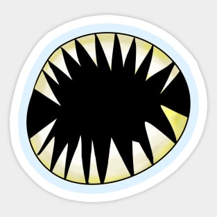 Toothy mask Sticker